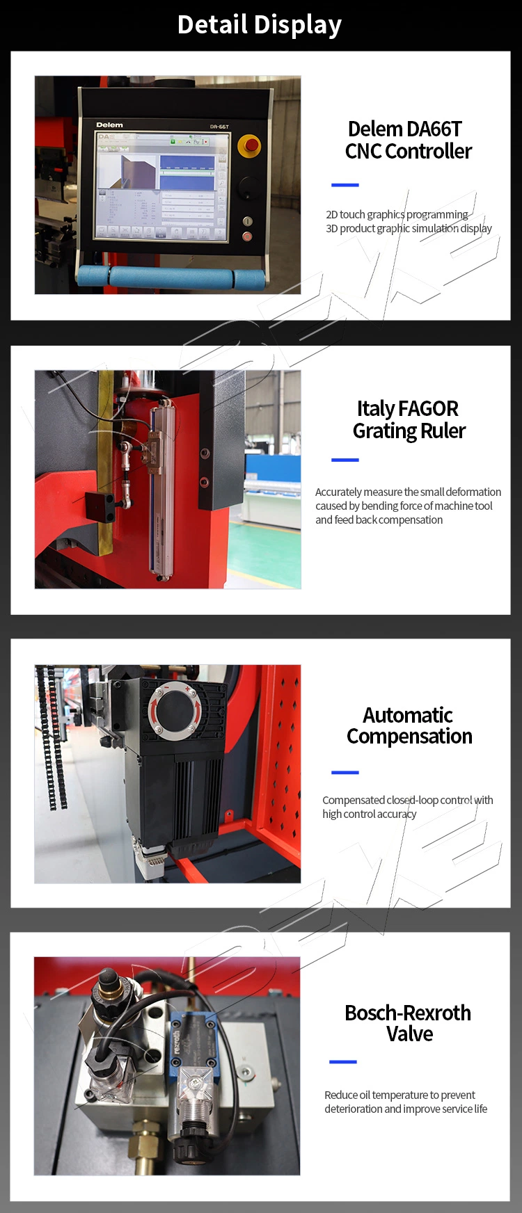 Hydraulic Sheet Metal Bending Machine for Folding 12 Feet Steel Plates