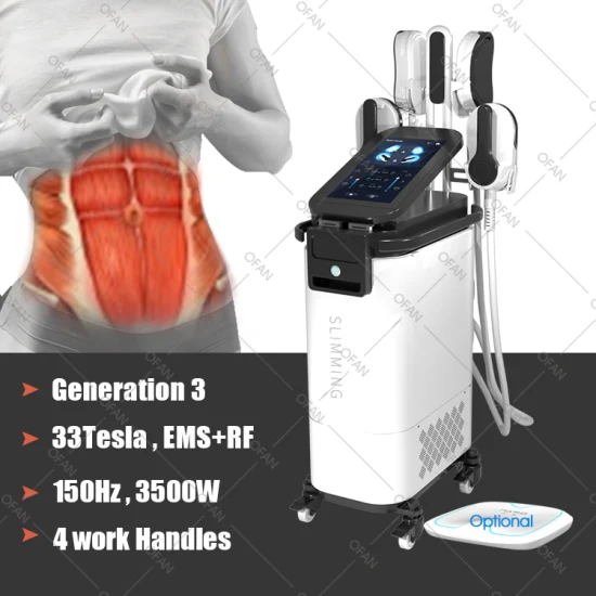 Les dispositifs amincissants de mise en forme du corps Ofan dissolvent la machine mince Neo EMS de construction musculaire d'électro-aimant